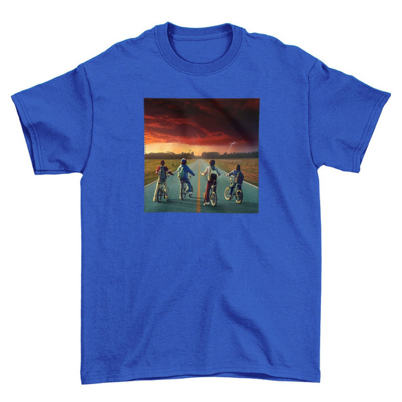 Koszulka z naszywką Stranger Things squad 3