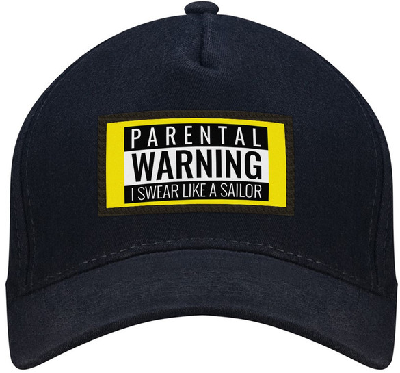 Czapka PARENTAL WARNING bejsbolówka z naszywką