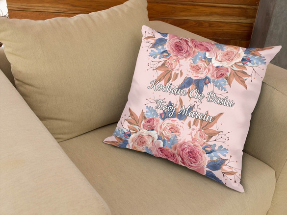 Poduszka na Walentynki DODAJ NAPIS