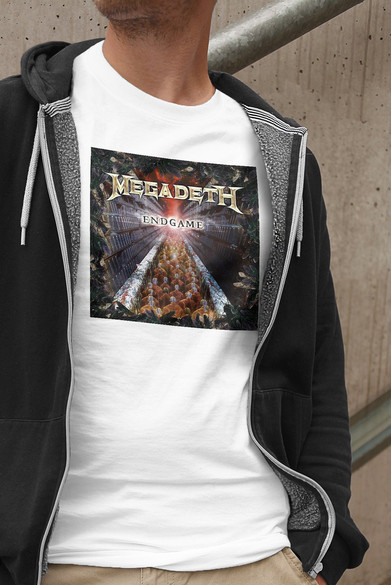 Koszulka z naszywką Megadeth Endgame