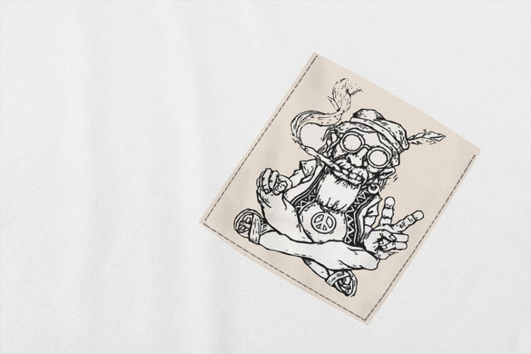 Koszulka z kieszonką PACYFA PEACE