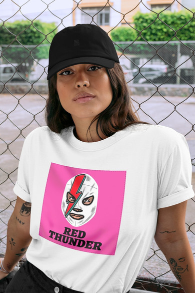 Koszulka z naszywką Red Thunder