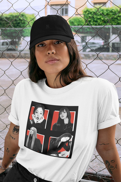 Koszulka z naszywką BlackPink Squad