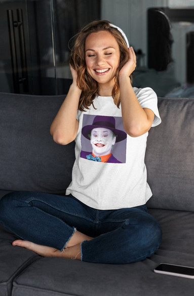 Bluzka damska z naszywką Joker Jack Nicholson 02