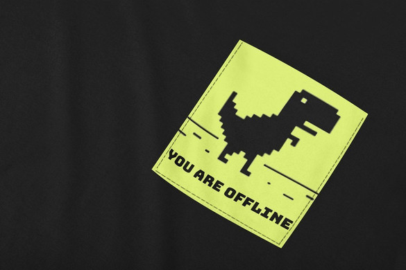 Koszulka z kieszonką OFFLINE