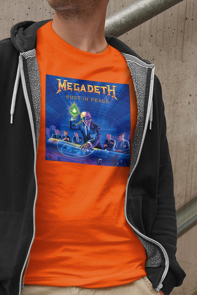 Koszulka z naszywką Megadeth Rust in...