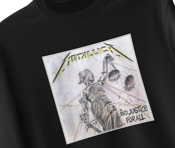 Bluza z naszywką Metallica And Just