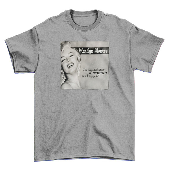 Koszulka z naszywką Marilyn Monroe 02