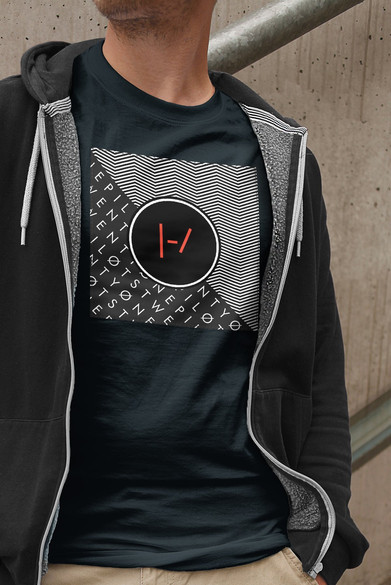 Koszulka z naszywką Twenty One Pilots 06