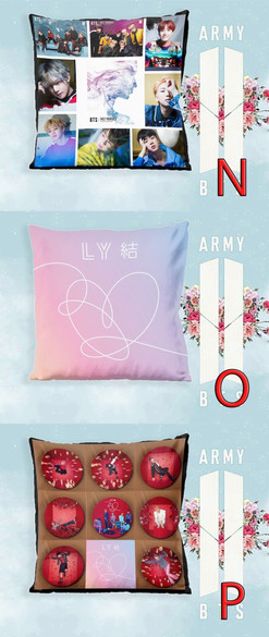 Poduszka BTS DUŻO WZORÓW 40x40