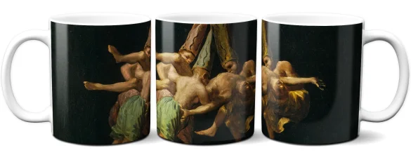 Kubek Lot czarowników Francisco Goya