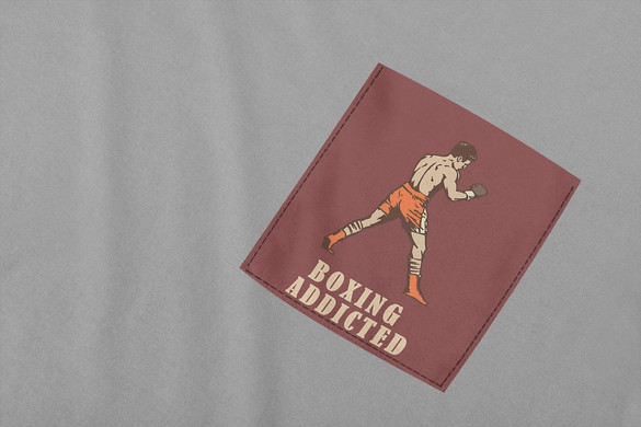 Koszulka z kieszonką BOKSER BOXING ADDICTED