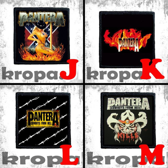 Naszywka PANTERA 10 x 10 cm  Dużo Wzorów!