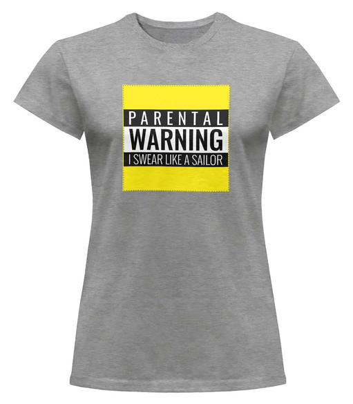 Bluzka damska z naszywką I swear like a sailor