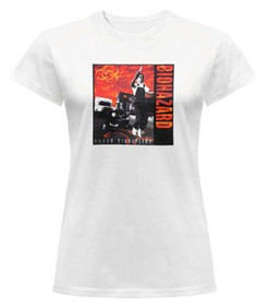 Bluzka damska z naszywką Biohazard 01