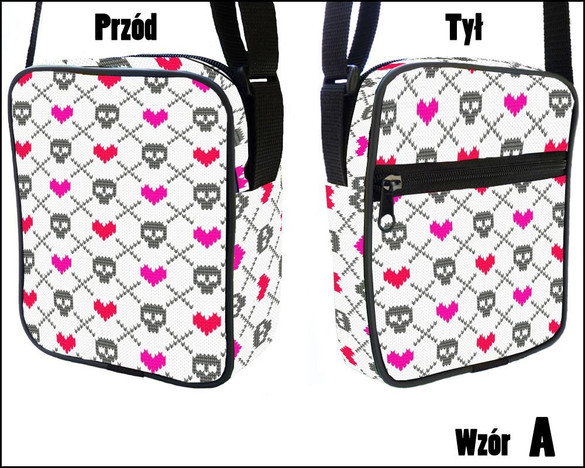 Torba Listonoszka MODNE WZORKI- OUTLET