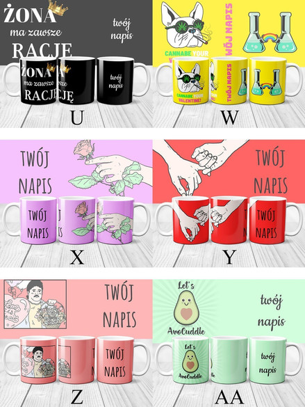 Kubek na walentynki+ IMIĘ GRATIS, PREZENT