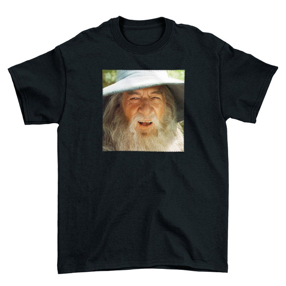 Koszulka z naszywką Gandalf smile