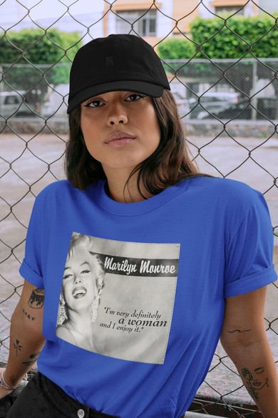 Koszulka z naszywką Marilyn Monroe 02