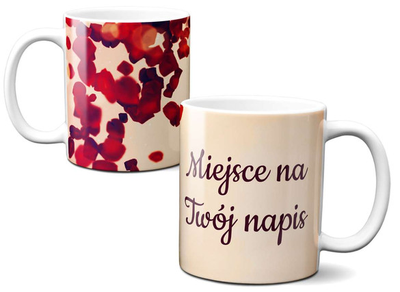 Kubek na Walentynki DODAJ NAPIS!