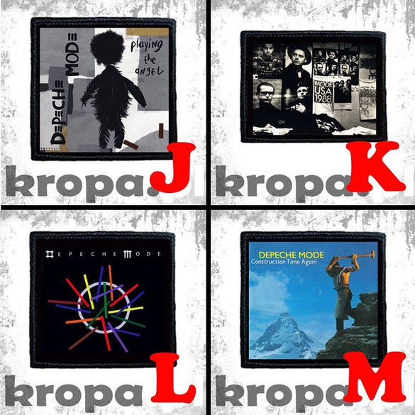 Naszywka DEPECHE MODE 8 X 8 cm Dużo Wzorów!