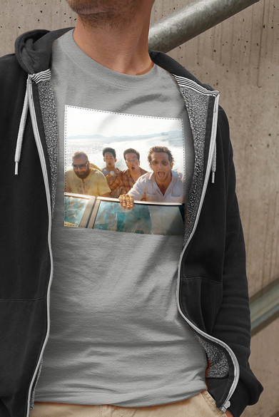 Koszulka z naszywką Kac Vegas squad 01