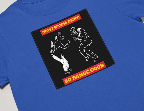 Koszulka z naszywką Now I Wanna Dance...