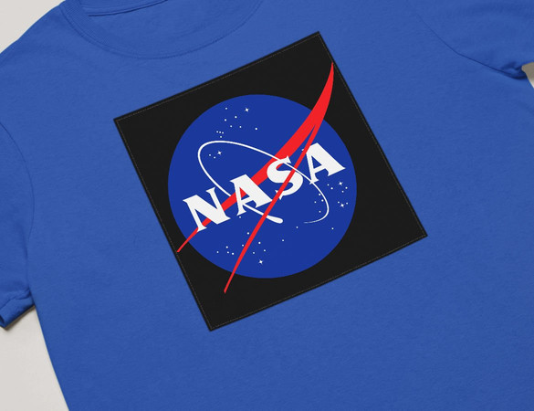 Koszulka z naszywką NASA logo