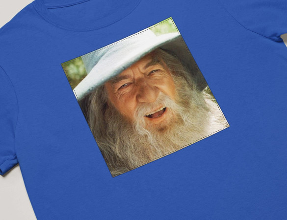 Koszulka z naszywką Gandalf smile