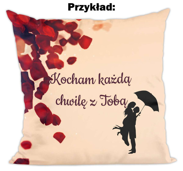 Poduszka na Walentynki DODAJ NAPIS