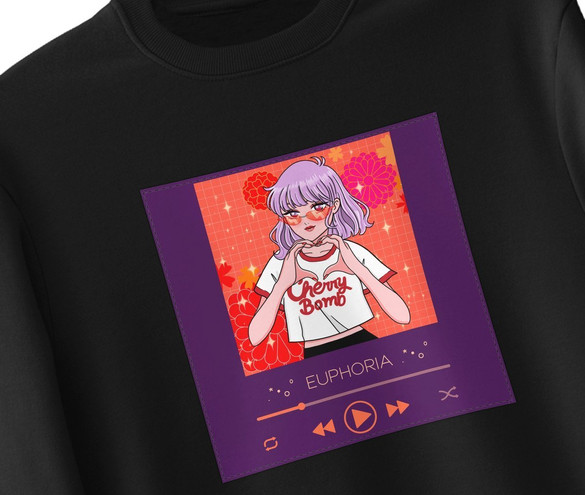 Bluza z naszywką Euphoria