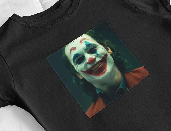 Bluzka damska z naszywką Joker Joaquin Phoenix 1