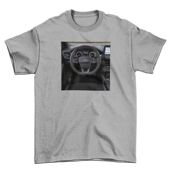 Koszulka z naszywką Ford kierownica