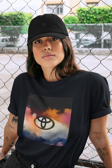 Koszulka z naszywką Toyota logo colourful