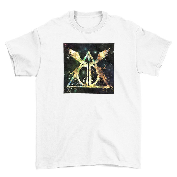 Koszulka z naszywką Harry Potter insygnia