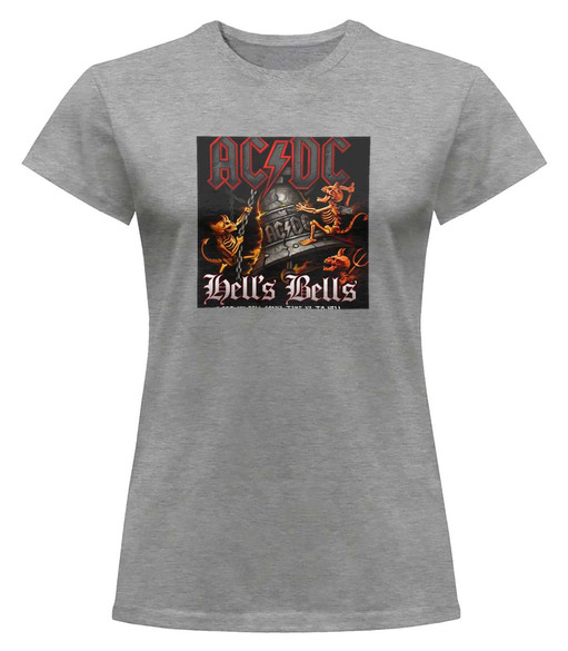 Bluzka damska z naszywką AC/DC Hells Bells