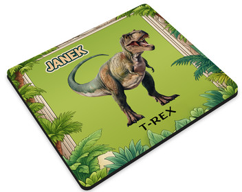 Podkładka Dinozaury T-Rex + imię dziecka 36x29cm