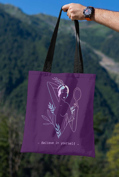 Torba na ramię Believe in... DODAJ NAPIS!