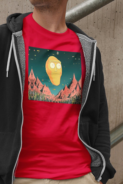 Koszulka z naszywką Rick and Morty 05