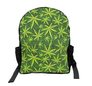 Plecak Szkolny TRAWKA/ WEED PATTERN Dodaj napis!