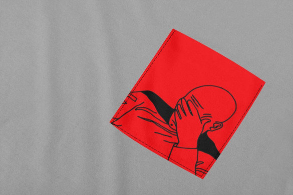 Koszulka z kieszonką STAR TREK FACEPALM