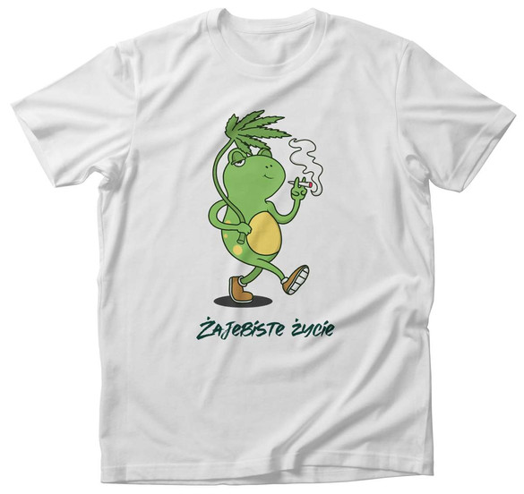 Koszulka Żajebiste życie + Twój napis