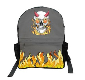 Plecak Szkolny SKULL/FIRE Dodaj napis!