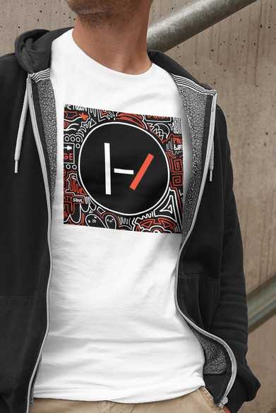 Koszulka z naszywką Twenty One Pilots 05