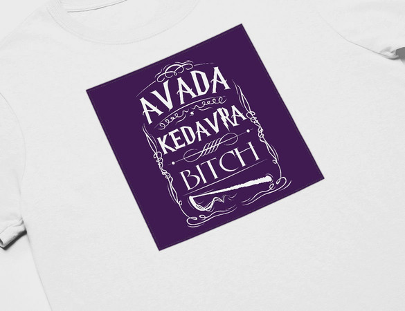 Koszulka z naszywką  Harry Potter spell