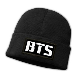 Czapka zimowa z naszywką BTS K-POP LOGO 02