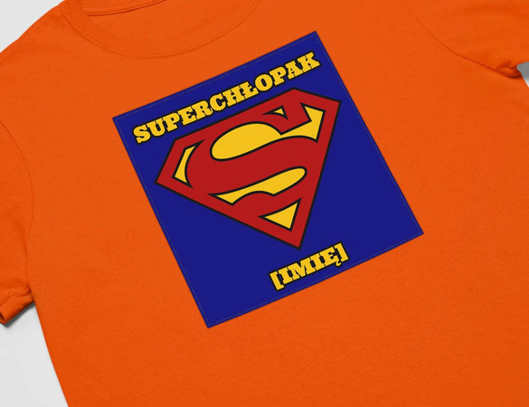 Koszulka z naszywką na Walentynki TWÓJ NAPIS