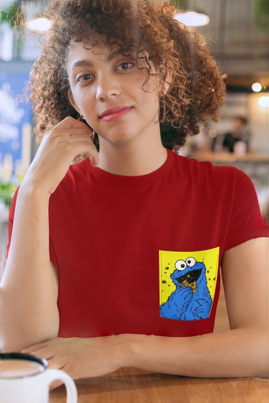 Koszulka z kieszonką CIASTECZKOWY POTWÓR