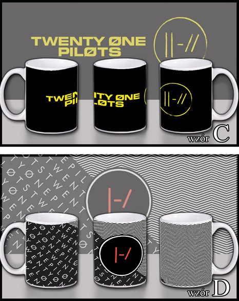 Zestaw 21 TWENTY ONE PILOTS poduszka+kubek+GRATIS!