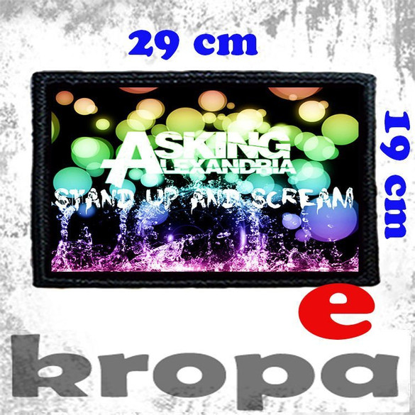 Naszywka duża na ubranie ASKING ALEXANDRIA